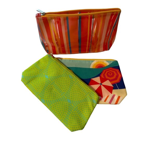 💖Clinique Bundle, 3 colorful Make up bags - Picture 2 of 3